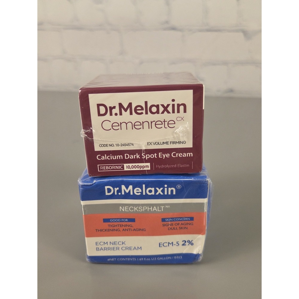 Dr. Melaxin Bundle (2) Cemenrete Dark Spot Eye Cream & Neckspalt Barrier Tighten